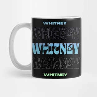 Whitney // Typography Fan Art Design Mug
